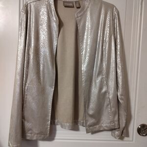 Chico's Silver Jacket